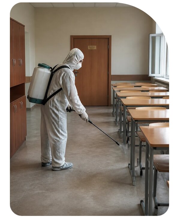 Профессиональная дезинсекция школы в Медногорске по цене от 10172 р. | Сенат-Мдн